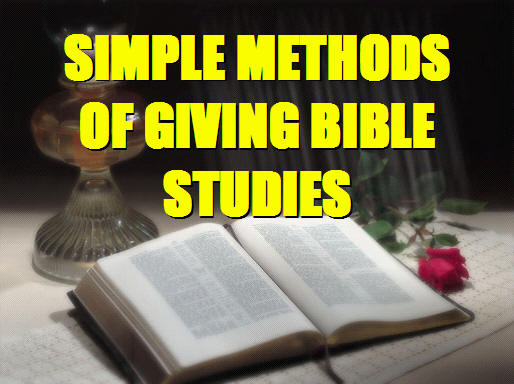 How to Give Bible Studies